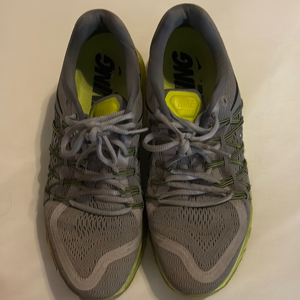 Nike Gray and Yellow Athletic Shoes